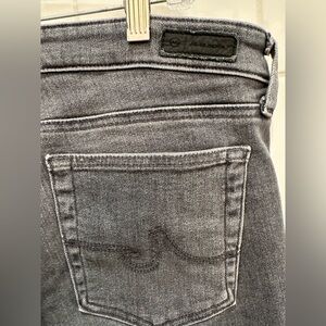 AG Jeans Mari Slim Straight washed out black rinse